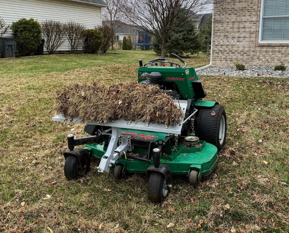 FreshWater Landscaping power raking equipment