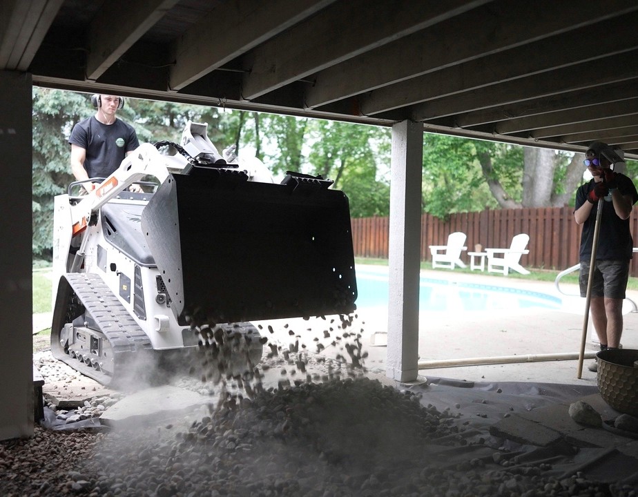 Samples of different landscape rocks